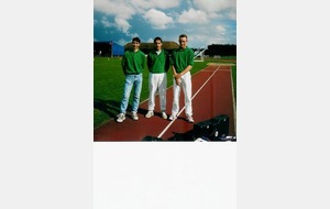 Coupe de France juillet 97. Jocelyn DEGRANDIS, Mathieu JUSSREANDOT et Yann PELLETIER.