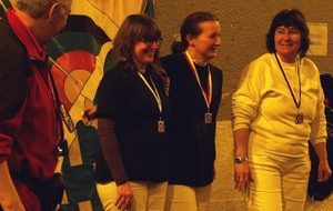 podium des vétérans dames