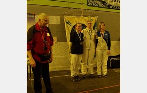 podium des séniors dames