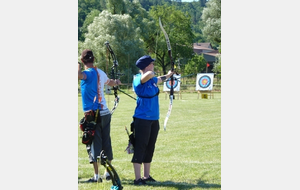 Sandrine en action