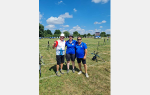 Sandrine et Jean-Yves ont retrouvé Didier Hausse (Auxonne , sur la photo) et Michel Monnette (Selongey) lors de ces championnats