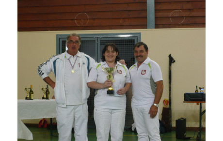 Podium pour l'équipe poulie